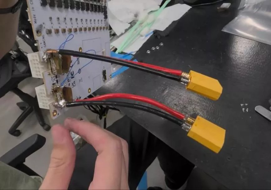 YouTubers "fix" melting RTX 5090 power connector by soldering cables directly to PCB