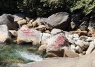 Man accused of spraying graffiti memorial on rocks at B.C. park arrested