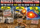 3 Critical Factors That Will Lead To Reduced Food Production For The Rest Of 2026 And The Entire Year Of 2027