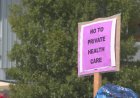 Lethbridge protesters rally as Alberta’s Bill 11 takes effect