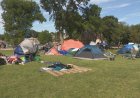 Volunteer group at Pepsi Park encampment calling for public support