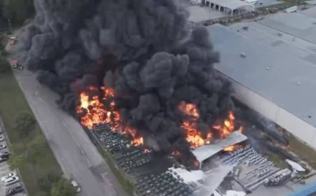 Massive Chemical Fire Erupts at Mississippi Manufacturing Plant, Explosions Heard as Workers Flee