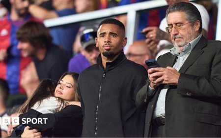 Barcelona complete signing of Arsenal striker Jesus