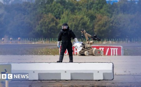 Germany says Russia behind Leipzig airport drone attack