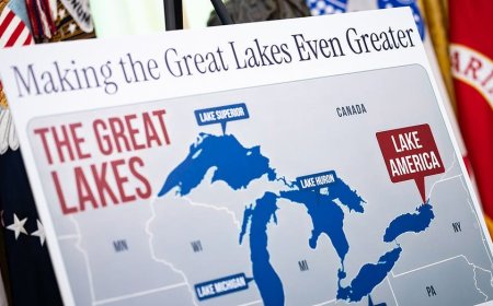 Majority of Americans reject Trump’s renaming of Lake Ontario to Lake America, poll finds