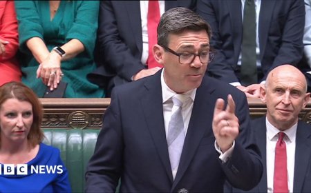 Watch: Key moments from Andy Burnham's first Commons speech as PM