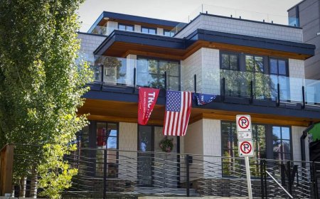 Calgary home with pro-Trump flags vandalized amid cross-border trade war