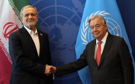 One glaring issue goes unaddressed in UN chief's high-stakes talks with Iran's president