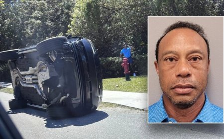 Tiger Woods set for plea change hearing after DUI arrest following Florida rollover crash