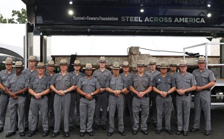 Massive World Trade Center steel beam arrives at West Point, uniting 9/11 heroes with generation sent to war