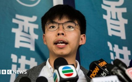 Jailed HK activist Joshua Wong pleads guilty to foreign collusion