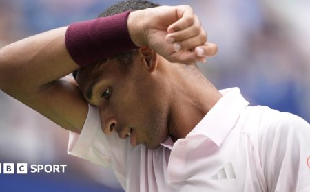 'I was seeing spots' - third seed Auger-Aliassime stunned in New York