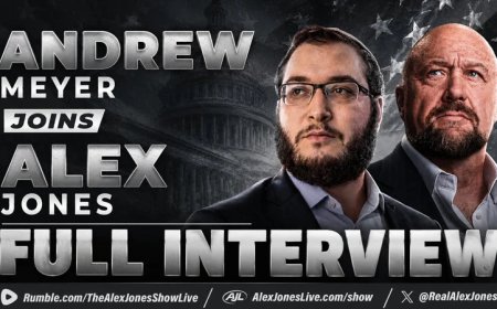 MUST-WATCH: Viral “Don’t Tase Me Bro” Legend & Renowned Journalist Andrew Meyer Joins Alex Jones To Debate The Successes/Failures Of Trump’s 2nd Admin, The Iran War’s Impact On The Global Economy, Israeli Influence On US Government & MORE!
