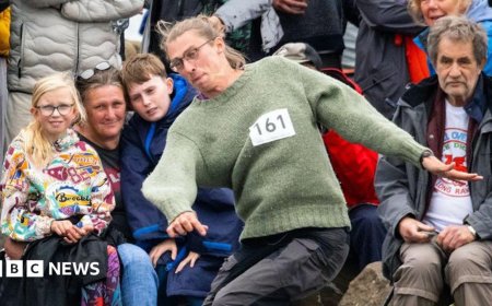 Rock stars gather on tiny island for Scotland's quirkiest sporting challenge