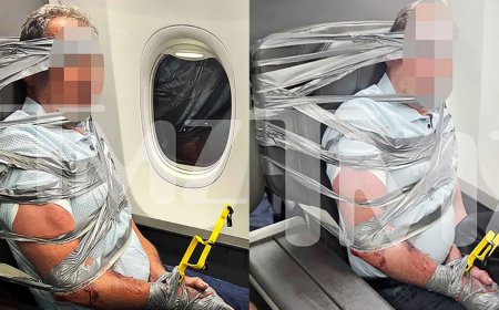 American Airlines Passenger Duct-Taped to Seat as Violent Midair Meltdown Forces Diversion