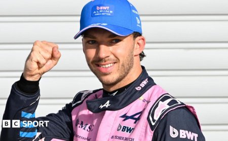 Alpine's Gasly beats Russell to stunning Monza pole