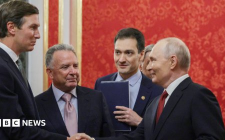 US envoys meet Putin in Moscow for Ukraine talks
