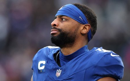 Giants shockingly release longest-tenured player Darius Slayton as John Harbaugh era begins