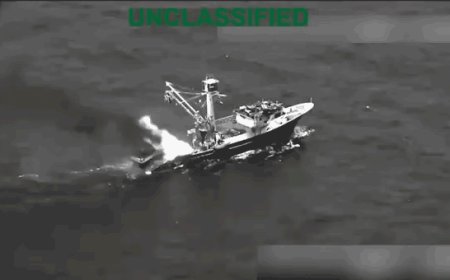 US forces sink narco-refueling station linked to Ecuadorian cartel in Pacific: SOUTHCOM