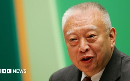 Hong Kong's first leader after British handover dies