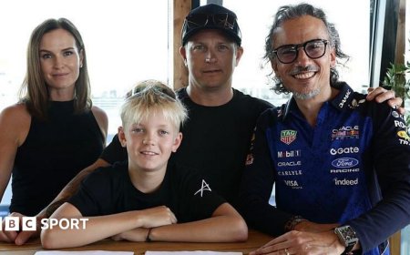 Kimi Raikkonen's son Robin, 11, signs for Red Bull