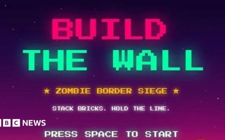 White House pulls Tetris-style 'Build The Wall' game after copyright concern