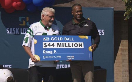 ‘First thing I thought of was the truck,’ says $44M Saskatchewan lotto winner