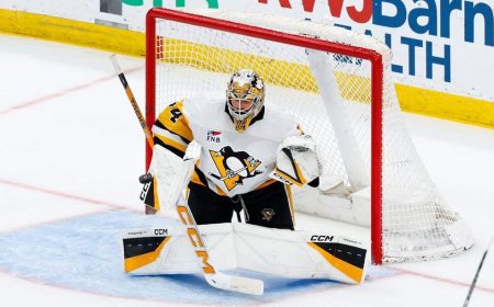 Winnipeg Jets goalie Skinner focuses on preparation as Hellebuyck uncertainty continues