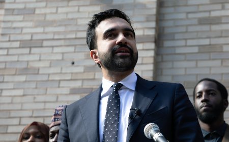 Mamdani, touting RI socialist’s victory, answers question of ‘What is the Democratic Party?’