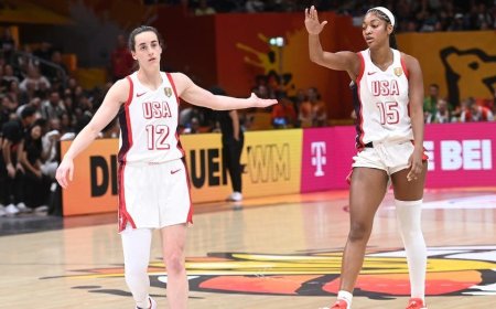 Caitlin Clark, Angel Reese show unity for Team USA at World Cup amid tense history
