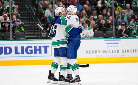 Canucks’ Boeser sees an inspired Pettersson