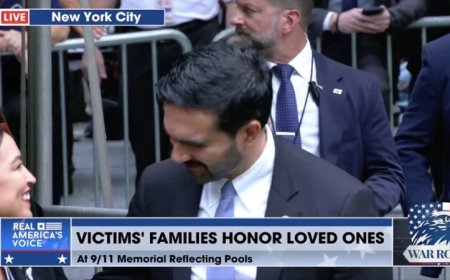 Mamdani & AOC Laugh It Up At 9/11 Memorial While Victims Names Are Read