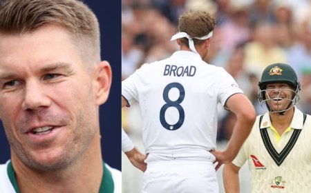 'Still have curfew?': Warner takes dig at Barmy Army, fans hit back with 'Broad' meme