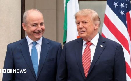 A united Ireland would be 'fantastic' says Trump during Irish visit