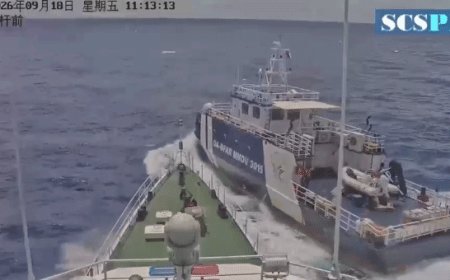Chinese Coast Guard rams Philippine boat in South China Sea, sparking diplomatic clash