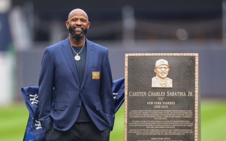 Yankees Retire Hall of Famer CC Sabathia's No. 52, Gets Monument Park Plaque