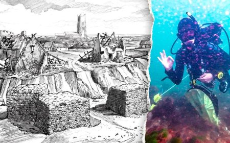 First-ever images reveal mysterious remains of town swallowed by sea 700 years ago