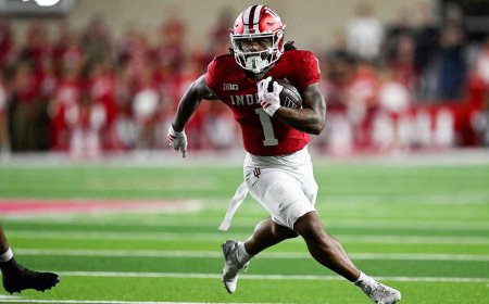 Indiana RB Turbo Richard Avoids Major Leg Injury, Could Play vs. Rutgers
