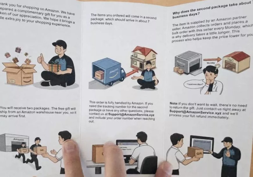 Amazon seller sends $1,400 RTX 5080 customer a cheap "gift" and fake instructions claiming the GPU is still coming