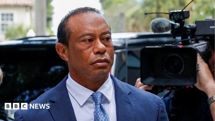 Woods banned from driving for five years after March's crash arrest