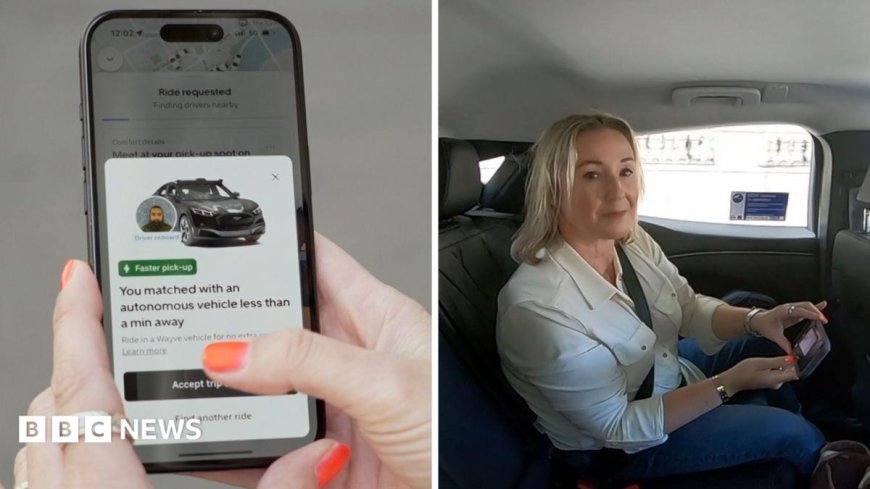 Watch: What it's like to ride in one of the UK's first robotaxis