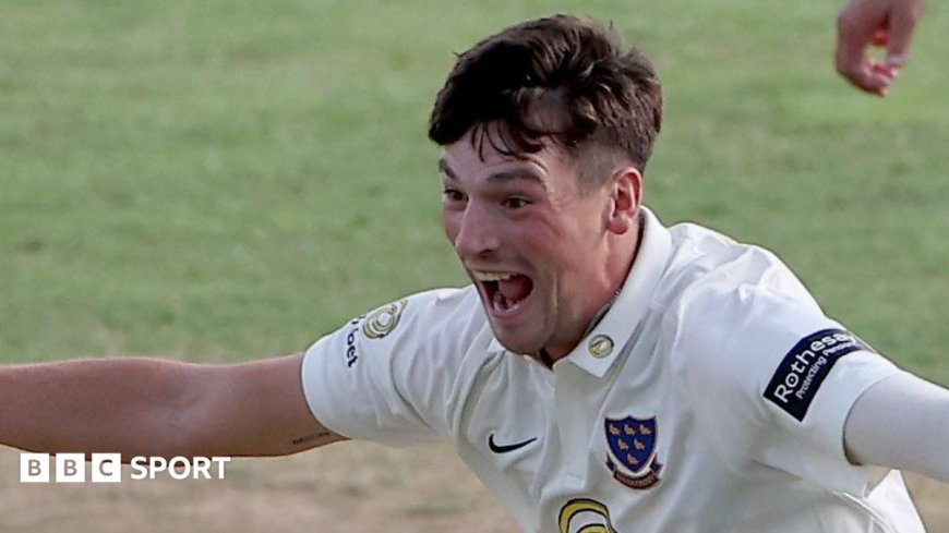 Sussex's Crocombe takes second hat-trick in eight days