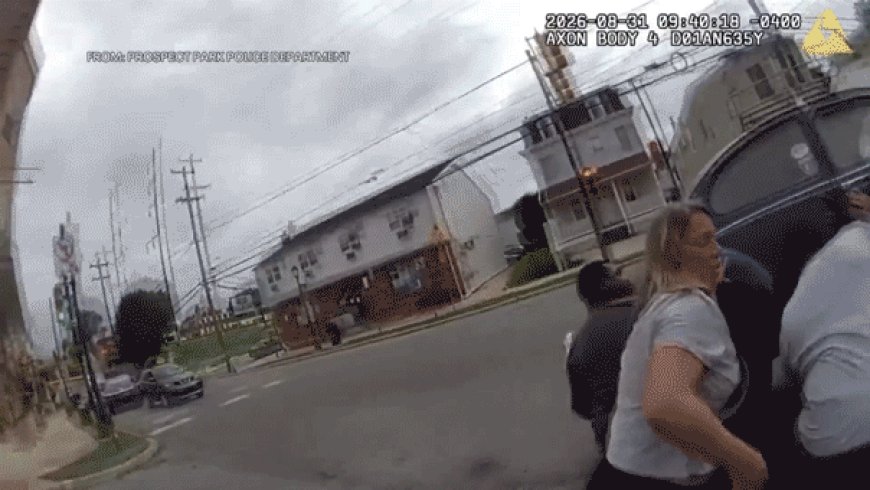 WATCH: Bystanders, police lift Volkswagen off woman pinned underneath after dramatic e-bike crash
