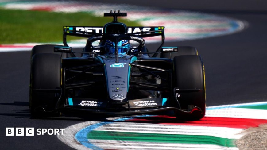 Russell leads Leclerc in Friday practice at Monza