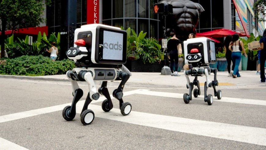 Robot dog could deliver your next package and an ad
