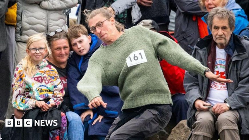 Rock stars gather on tiny island for Scotland's quirkiest sporting challenge
