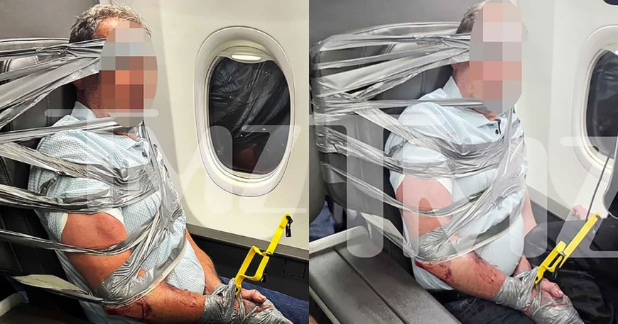 American Airlines Passenger Duct-Taped to Seat as Violent Midair Meltdown Forces Diversion