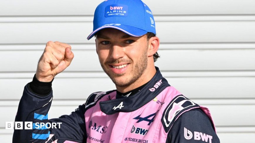 Alpine's Gasly beats Russell to stunning Monza pole
