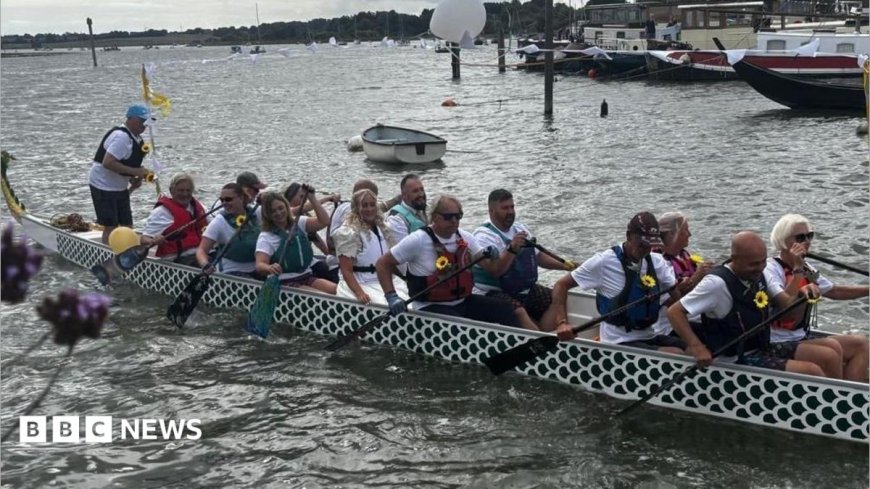 'I didn't want a wedding car, I wanted a dragon boat'