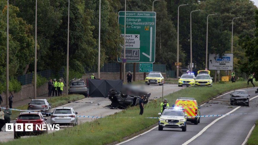 Police hunt after driver killed in hit-and-run near Edinburgh Airport